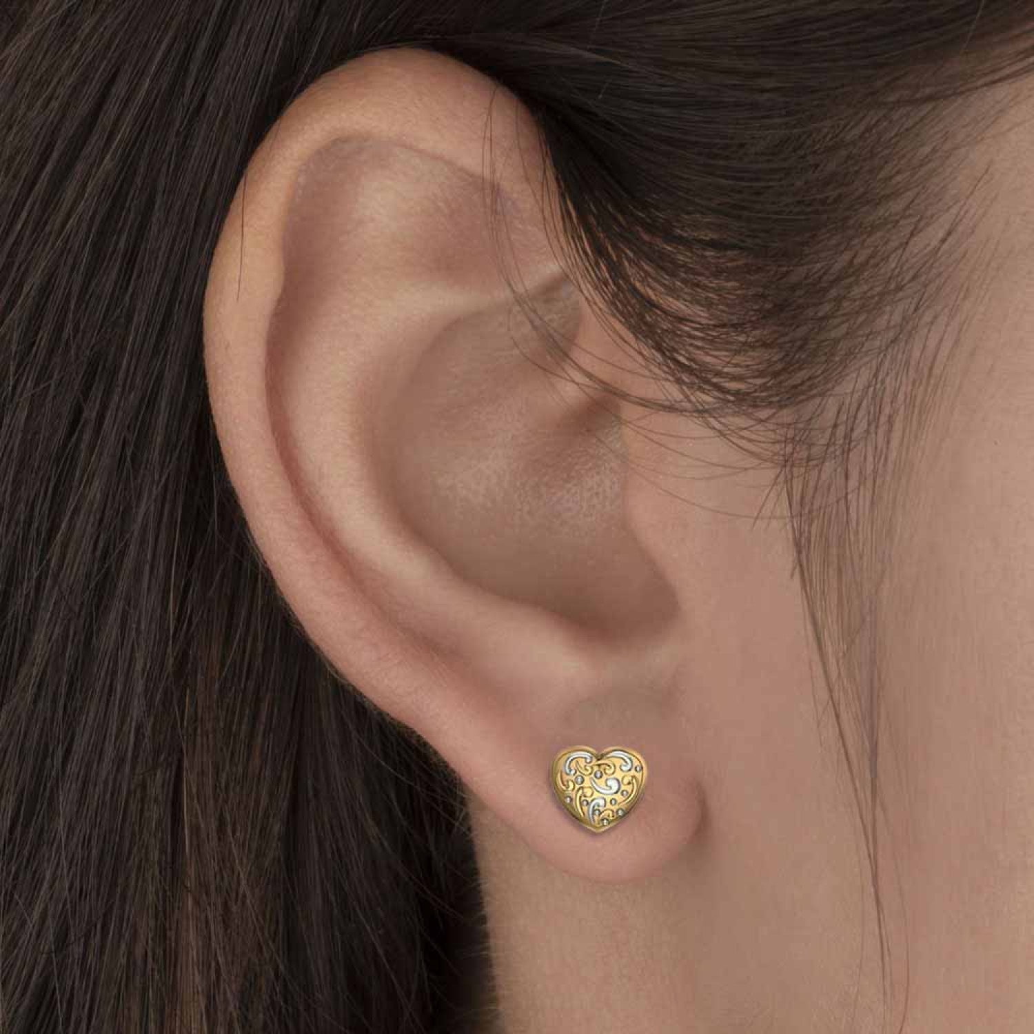 Latest gold stud hot sale earrings designs